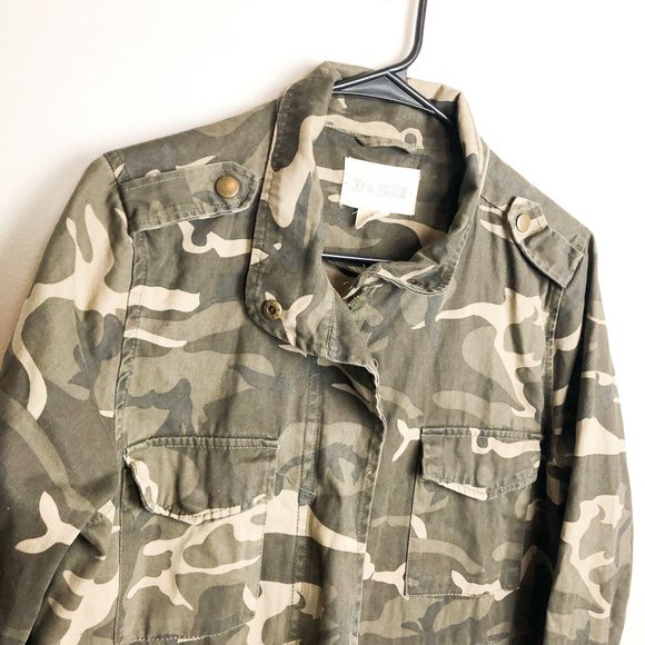 Sky & Sparrow Camo Anorak Utility Jacket - Picture 3 of 7
